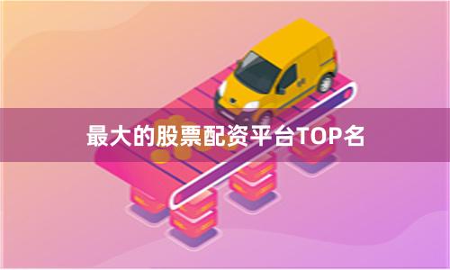 最大的股票配资平台TOP名